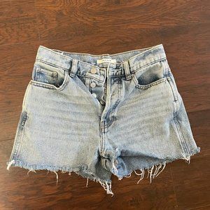 PacSun High Rise Denim Shorts
